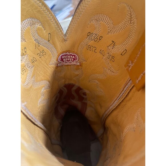 Nocona Buttercup USA Vintage, Western Cowboy Dance Hall Rodeo Boots Sz U - Picture 8 of 11